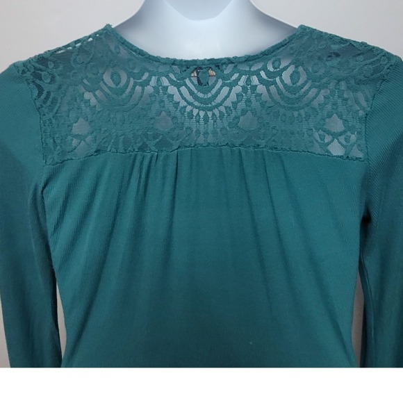Artesia Peplum Long Sleeve Tassel Knit Lace Embroidered Boho Peasant M Aztec Y2K - Picture 5 of 10